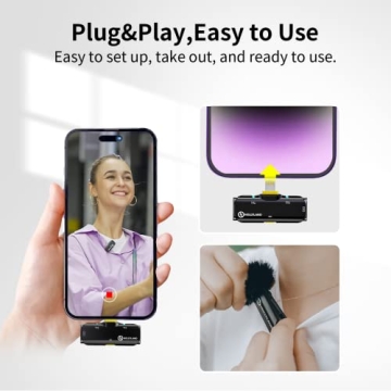 Hollyland Lark C1 Wireless Lavalier Mic for iPhone