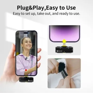 Hollyland Lark C1 Wireless Lavalier Mic for iPhone