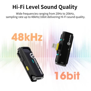 Hollyland Lark C1 Wireless Lavalier Mic for iPhone