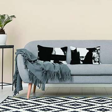 Vineland Pack of 2 Throw Pillow Covers for Stylish Home Decor, 12x20 Inches