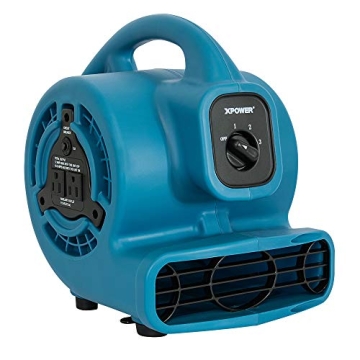 XPOWER P-80A Mini Air Mover for Cooling and Drying