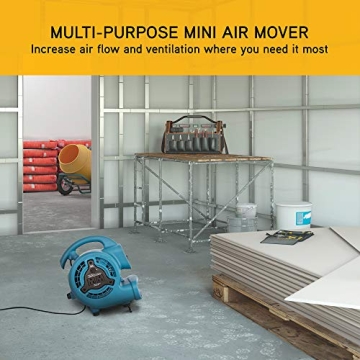 XPOWER P-80A Mini Air Mover for Cooling and Drying