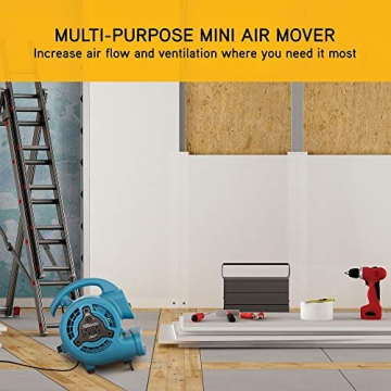 XPOWER P-80A Mini Air Mover for Cooling and Drying