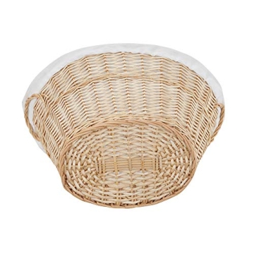 Household Essentials Brown Wicker Laundry Basket with Liner