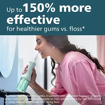 Philips Sonicare Cordless Power Flosser 3000 with Quad Stream Technology