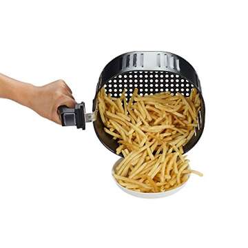 GoWISE USA 5.8-Quarts 8-in-1 Air Fryer XL with 1-Pack Parchment Paper (Red)