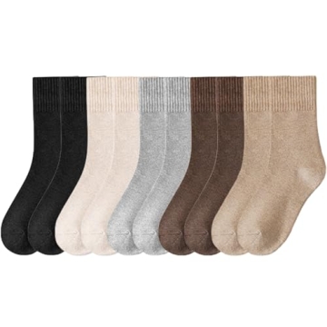 Lomitract Bamboo Mini Crew Socks - Stylish Comfort for All Seasons