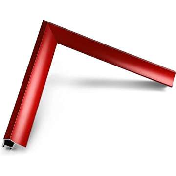 Deco TV Frames Alloy Prismatic Candy Red Bezel for Samsung TVs