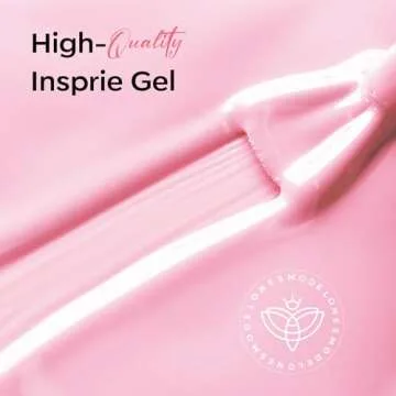 modelones Pink Gel Nail Polish, 1 PCS 15 ML Light Pink Color Gel Nail Polish Soak Off Baby Pink LGBT...