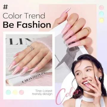 modelones Pink Gel Nail Polish, 1 PCS 15 ML Light Pink Color Gel Nail Polish Soak Off Baby Pink LGBT Gel Polish Nail Art Starter for Women Girls Salon DIY Home Summer Gel Manicure Gift