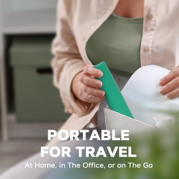 RONAVO Tongue Scraper for Adults, Two Colors Designed for Couples, Cure Bad Breath, Tongue Cleaners Stainless Steel, Metal Tongue Scrapers for Oral Care & Hygiene (2 Pack)