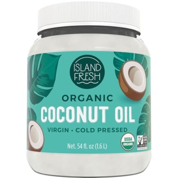 Island Fresh Organic Coconut Oil - Versatile for Cooking & Skincare