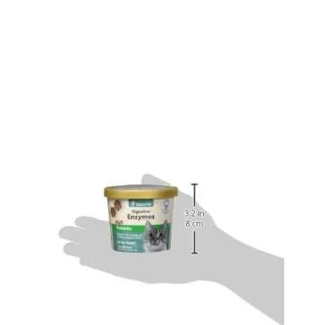 NaturVet – Digestive Enzymes for Cats Plus Probiotics – 60 Soft Chews – Helps Support Diet Change & A Healthy Digestive Tract – Aids in The Absorption of Vitamins & Minerals – 30 Day Supply