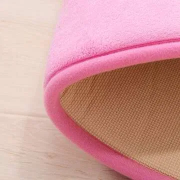 Cute Cartoon Pink Area Rugs for Bedroom Living Room Bathroom Rugs Super Soft Memory Foam Bath Mat Non Slip Absorbent Door Kitchen Welcome Mat 15.75 x 23.62 Inch