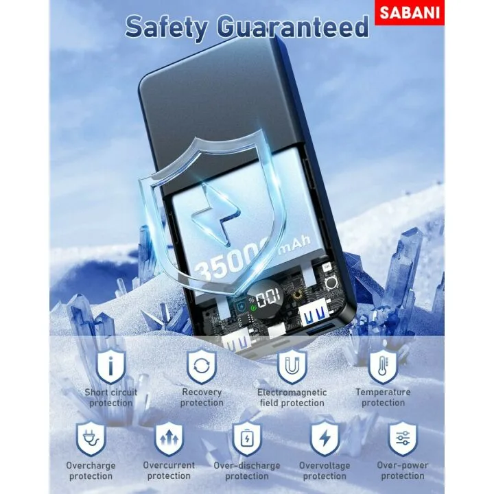 SABANI 35000mAh Power Bank with Fast Charging