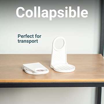 Atlas Cup - Laundry Detergent Drip Catcher, Detergent Cup Holder, One Size Fits Most Economic Sized Bottles, White (2 - Pack)