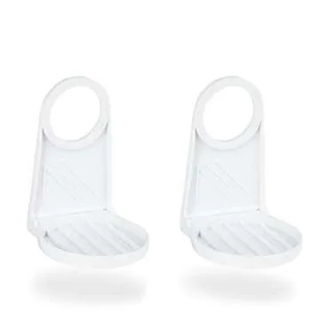 Atlas Cup - Laundry Detergent Drip Catcher, Detergent Cup Holder, One Size Fits Most Economic Sized Bottles, White (2 - Pack)