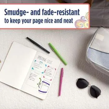 Paper Mate Flair Pen, 0.7 mm Medium Tip, Black, Box of 12