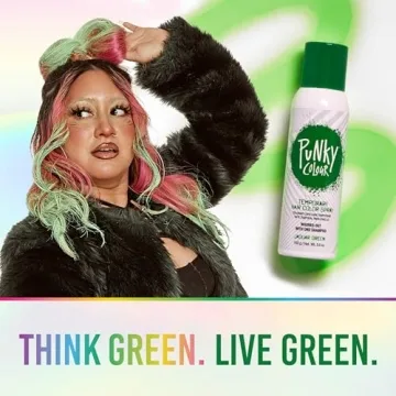 Punky Temporary Green Hair Color Spray, 3.5 oz