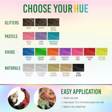 Punky Temporary Green Hair Color Spray, 3.5 oz