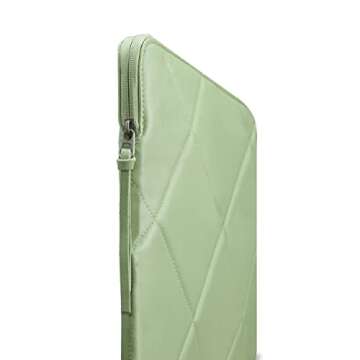 Comfyable Cute Tablet Sleeve for Women, Compatible for iPad Pro 11 Inch M4 M2 4th / 3rd Gen 2022/2021 / iPad Air M2 2024 2022 & Smart/Magic Keyboard w/Pencil Holder - Quilted PU Leather Slim Bag Case