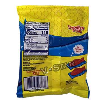 Swedish Fish Soft & Chewy Candy (Original, 5-Ounce Bag)
