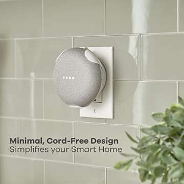 360 PowerClip Mount for Google Home Mini - 360 Rotatable Stand