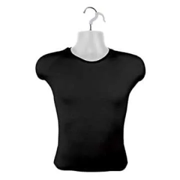 SSWBasics Male Molded Shatterproof Hanging Shirt Form