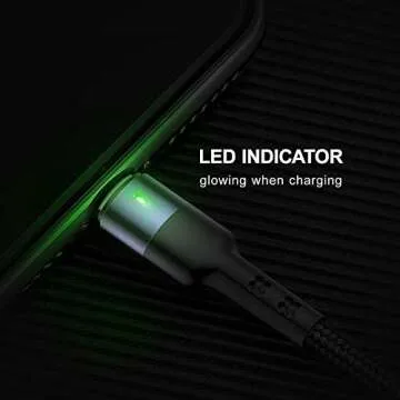 USAMS Multi Charger Cable Nylon Braided (4FT) USB Charging Cable Adapter with USB Type C/Micro USB connectors for Mobile Phones Tablets and More