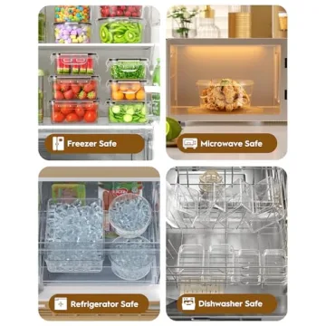 40 PCS Food Storage Containers - Airtight & Leakproof