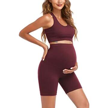 Stylish Women's Maternity 2 Piece Outfit - Comfort & Fit