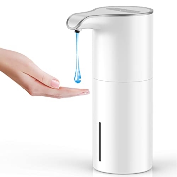 YIKHOM Automatic Liquid Soap Dispenser - Touchless, USB-C Rechargeable, 15.37 oz