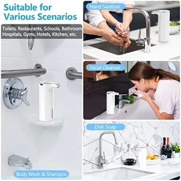 YIKHOM Touchless Soap Dispenser with USB-C Rechargeable