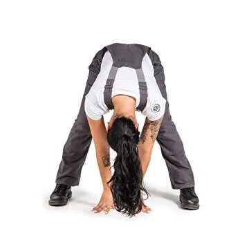 Dovetail Freshley Overalls for Women - 13 Pockets, Grey Canvas