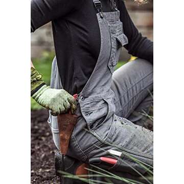 Dovetail Freshley Overalls for Women - 13 Pockets, Grey Canvas