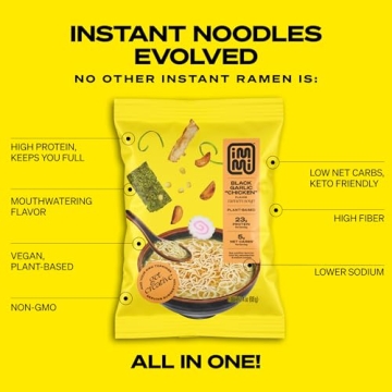 immi Spicy Beef Ramen, Plant Based & Keto Friendly