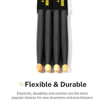 Donner 5A Maple Drumsticks - 2 Pairs with Bag