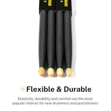 Donner 5A Maple Drumsticks - 2 Pairs with Bag