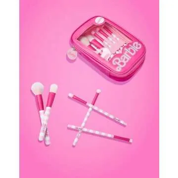Barbie Women's Makeup Brush Set | Chic Beauty Tools
