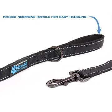 Max and Neo Reflective Nylon Dog Leash - Support Rescue Dogs