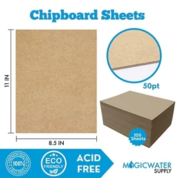 Premium Heavy Weight Chipboard Sheets for Crafting & Framing