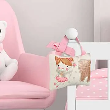 Qunclay Tooth Fairy Pillow for Kids Keepsake Gift