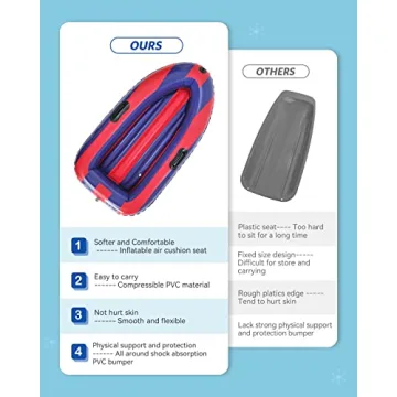 QPAU Inflatable Snow Sled for Fun Winter Adventures