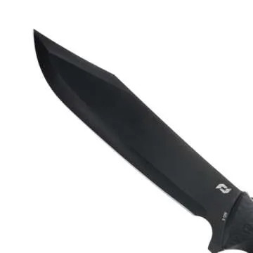 Schrade Delta Class Leroy Fixed Blade with High Carbon Stainless Steel Bowie Blade for Outdoor Activities