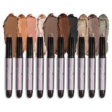10-Piece Julep Waterproof Eyeshadow Stick Palette