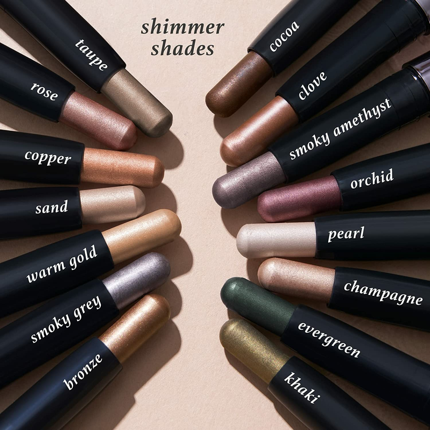 10-Piece Julep Waterproof Eyeshadow Stick Palette