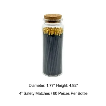 Elegant Decorative Matches in a Jar | 60+ Matchsticks
