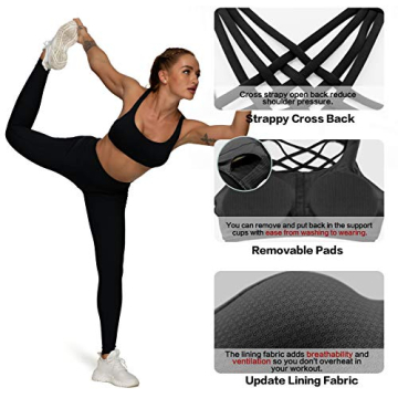 Supportive and Stylish QUEENIEKE Yoga Sport Bra