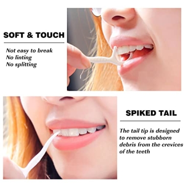 Dental Floss in Box. Portable Case, Storage 10 Picks Adult The Best Tool for Cleaning Teeth and Oral Care is Perfect for Dinners, Dating, Travel, Hotels.(Green)