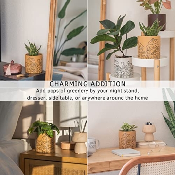 BASE ROOTS Mushroom Planter: Whimsical Ceramic Design for Any Space